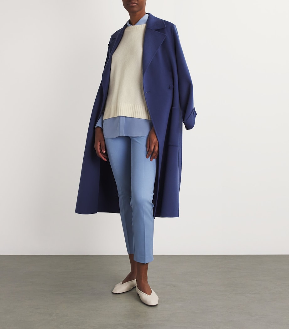 Open Cashmere Round-Neck Sweater IVORY Image 2