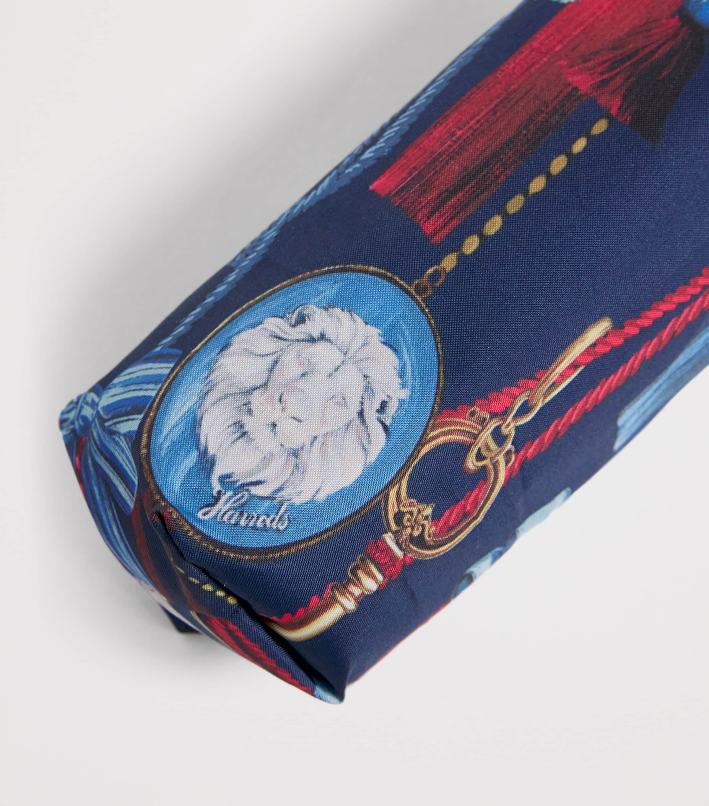 Harrods Tassel Print Umbrella Image 3