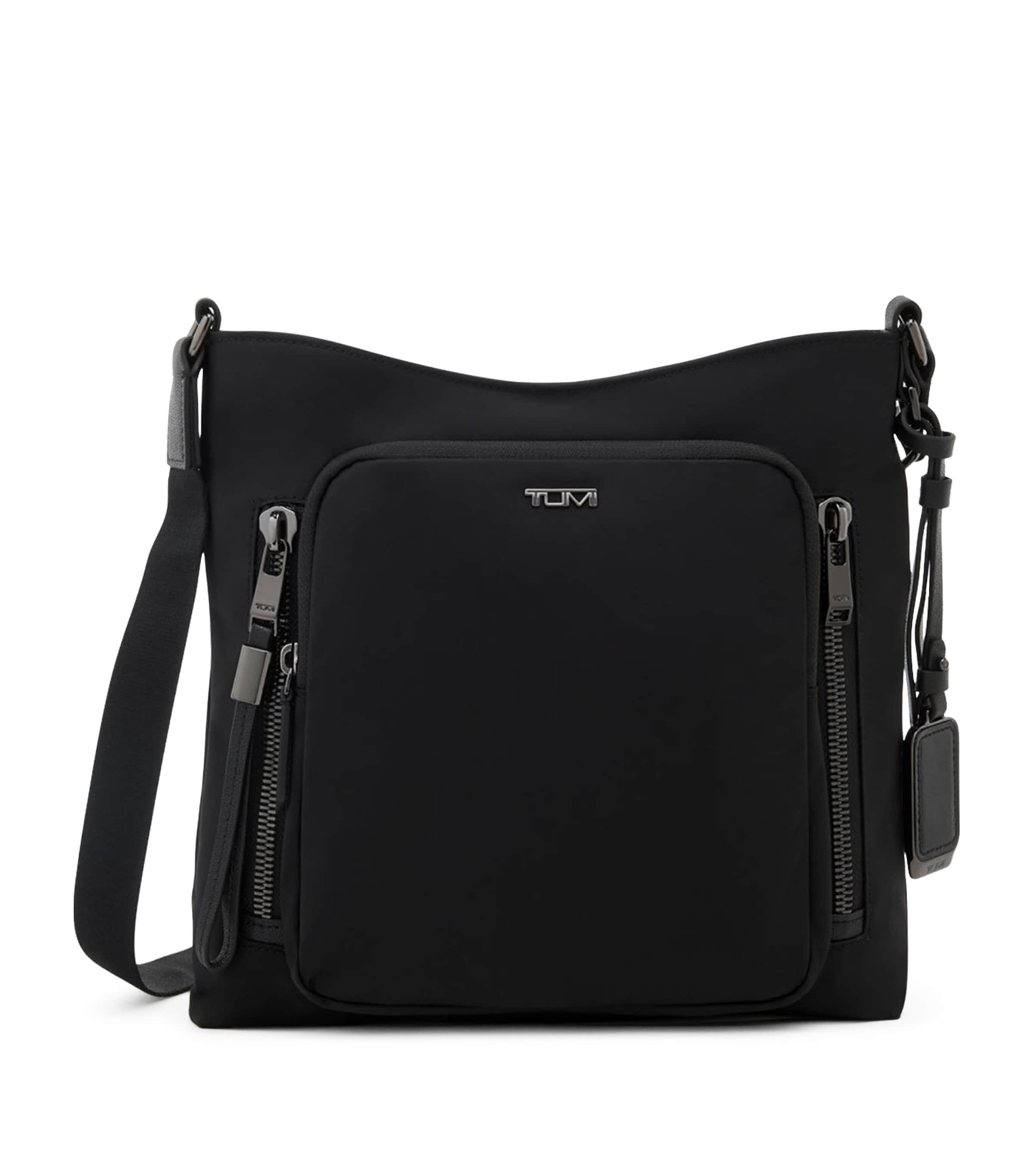 Shop Tumi Nylon Voyageur Tyler Cross-body Bag In Black