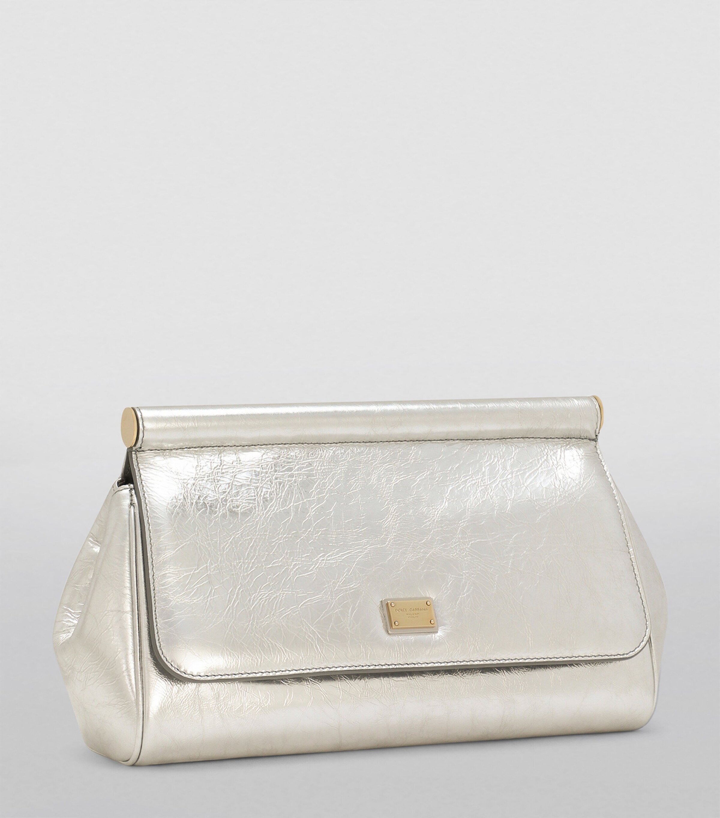 Dolce & Gabbana Large Leather Sicily Clutch Bag | Harrods US
