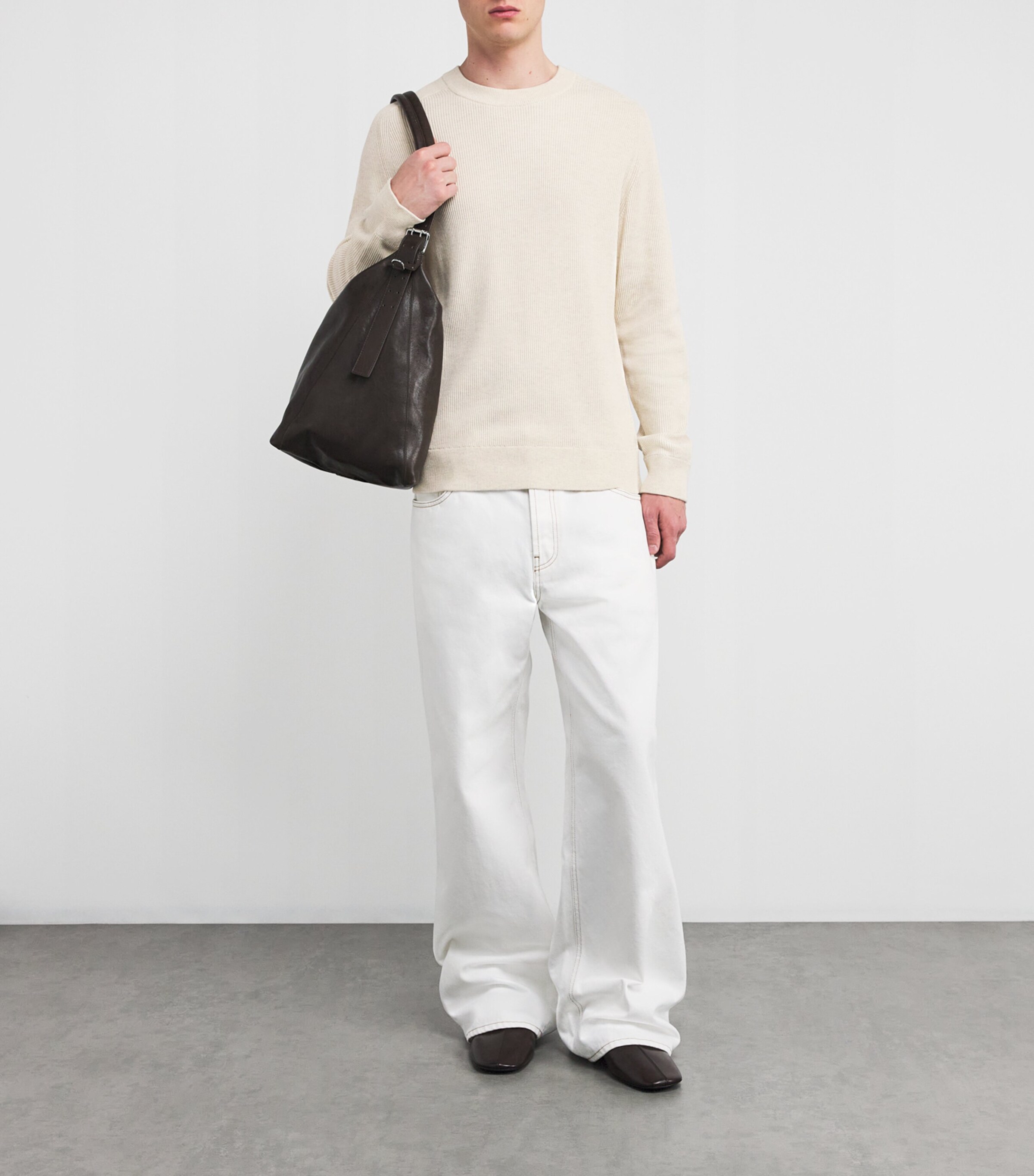 Ribbed Danny Sweater IVORY Image 2