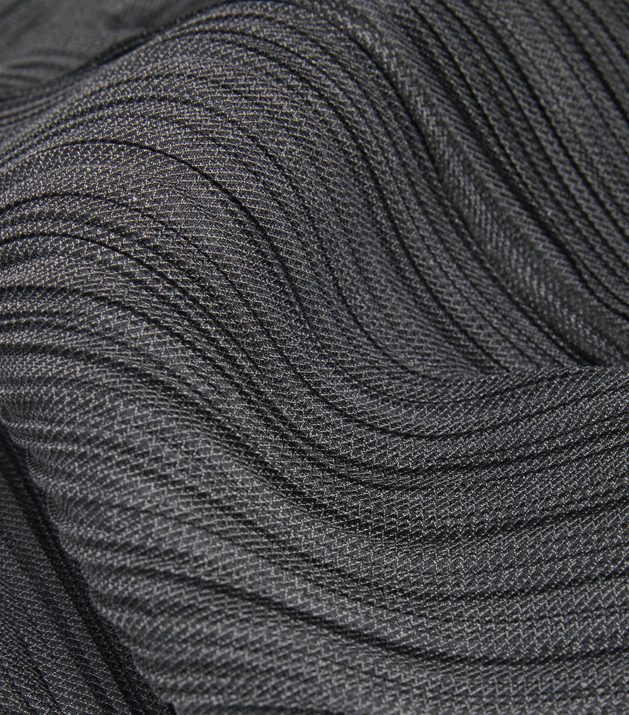 Cotton Denim Zip-Up Jacket BLACK Image 5