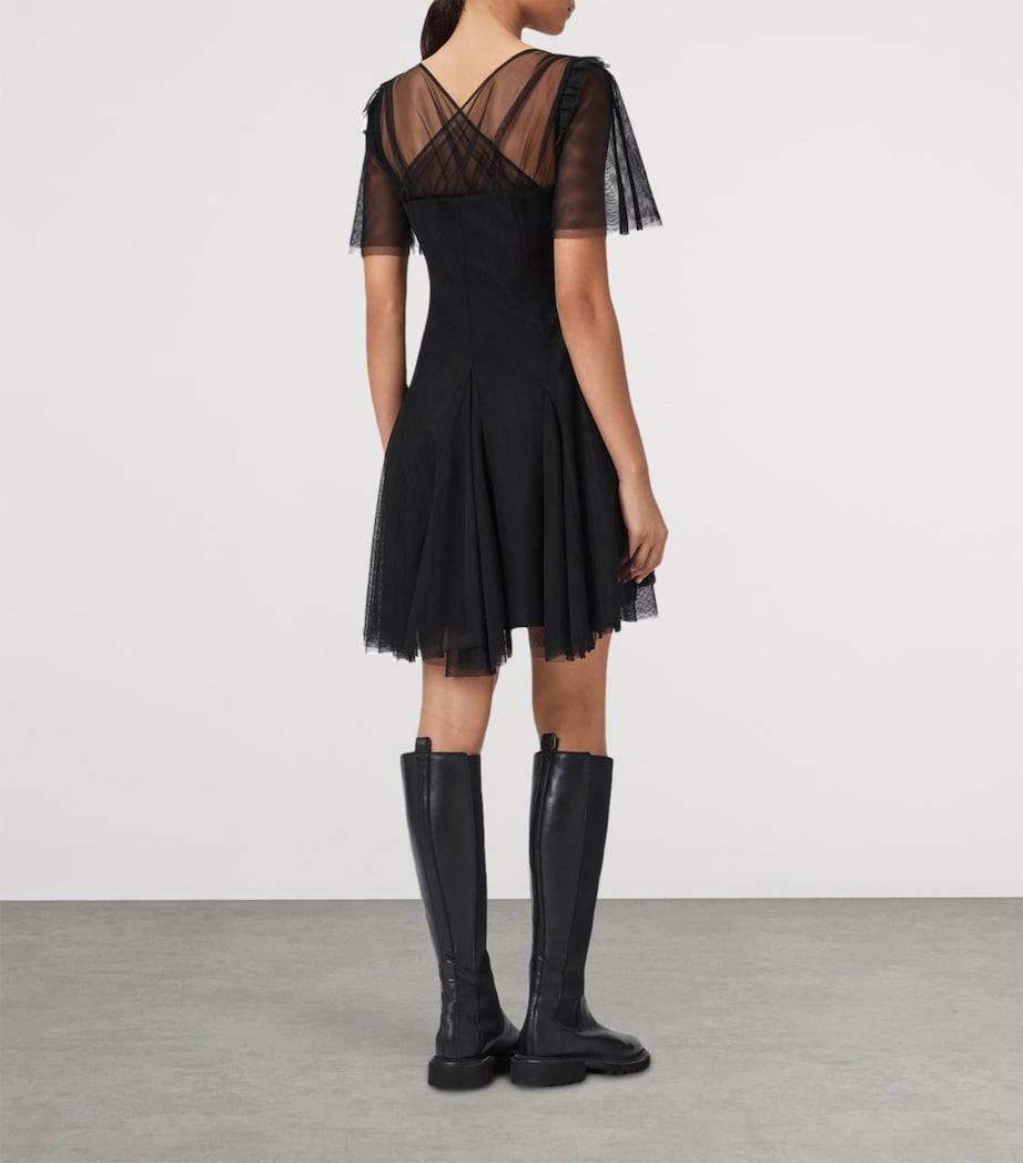 Layered Madi Mini Dress BLACK Image 4