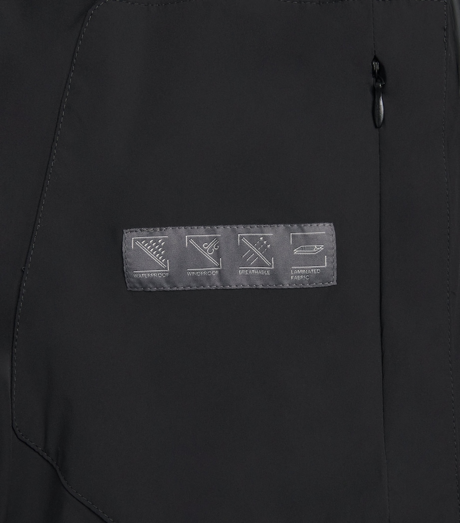 Down Hybrid Puffer Coat 9300 BLACK Image 5