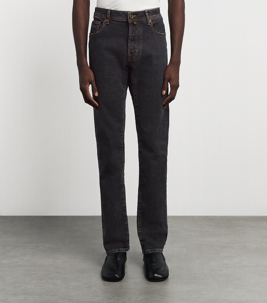 Jacob Cohën Mens Bard Slim Jeans Grey Image 4