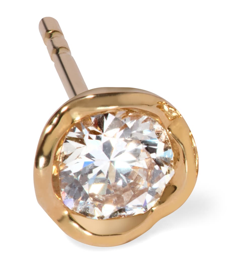 Yellow Gold and Diamond Whoopsie Daisy Single Stud Earring YELLOW GOLD Image 1