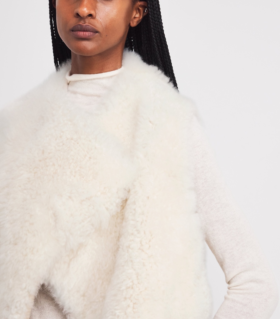 Alpaca Wool Gilet SABBIA Image 6