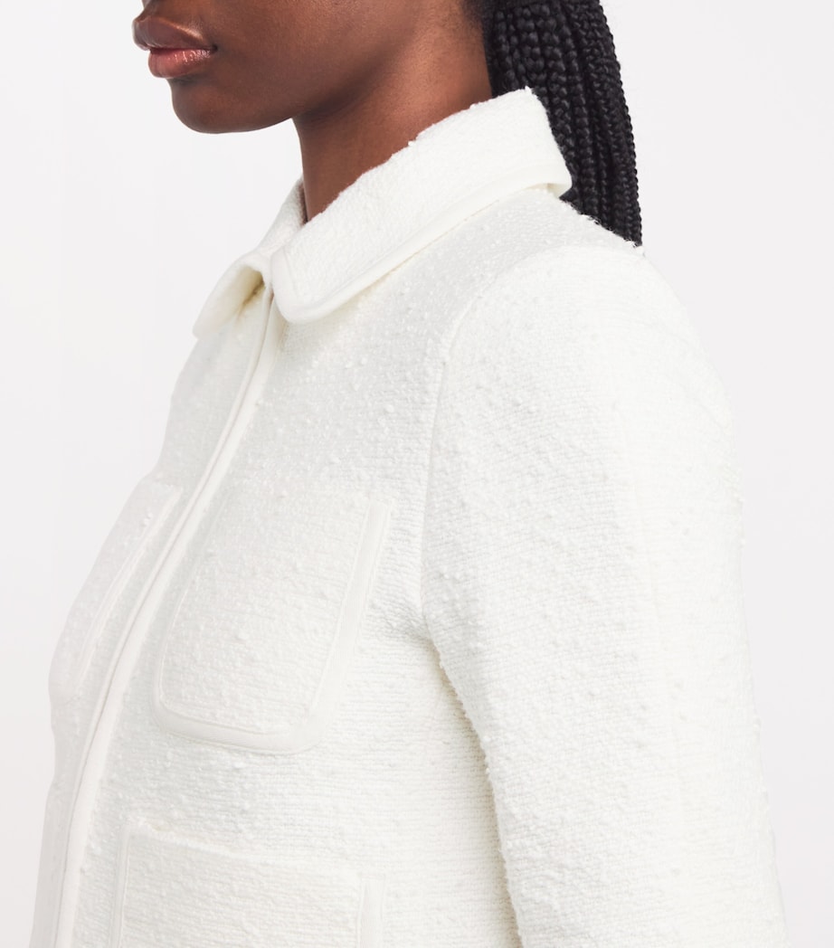 Cotton-Blend Everyday Jacket WHITE Image 6