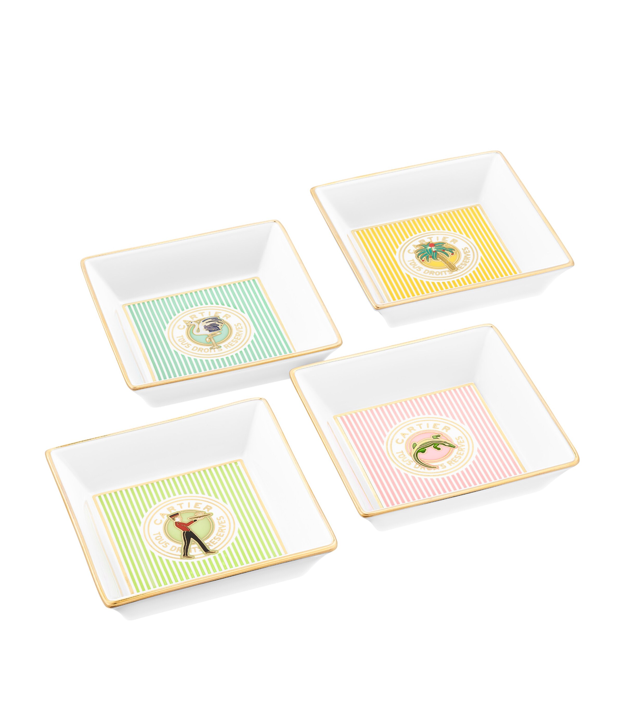 Cartier Small Cartier Characters Trinket Trays (Set of 4) Image 8