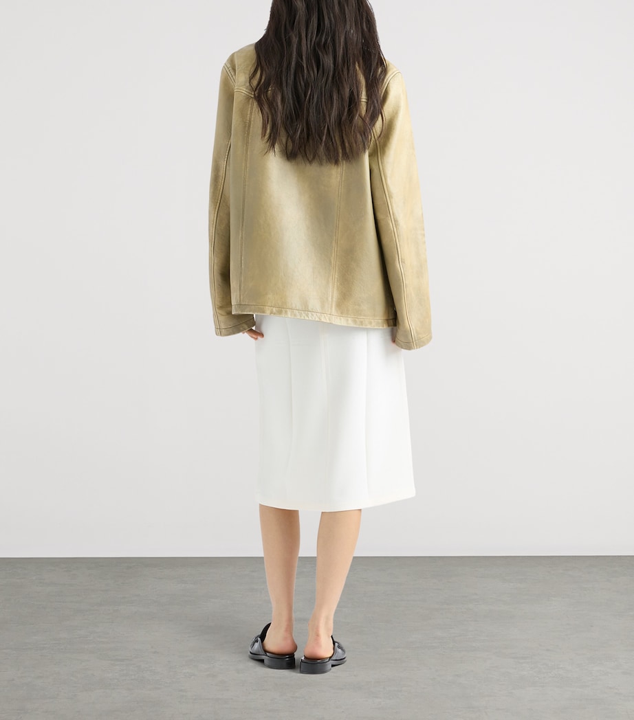 Prada Womens Nappa Leather Jacket Image 5