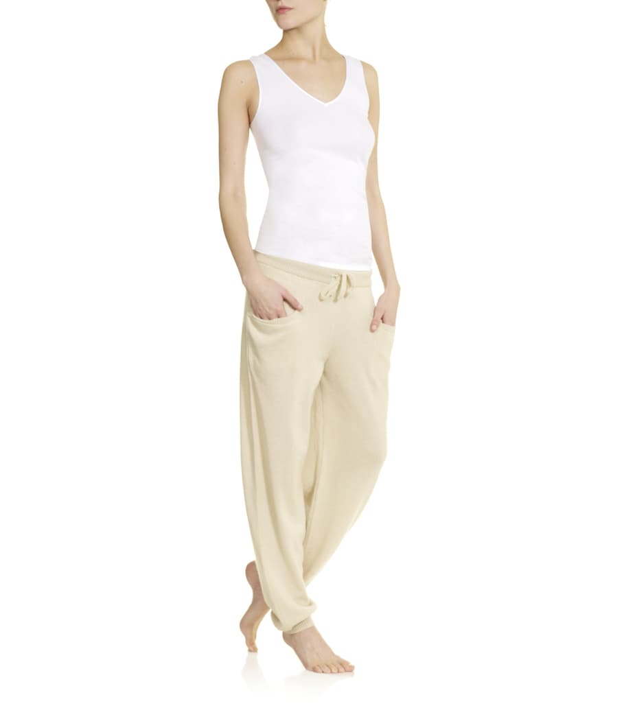 Cotton Seamless Tank Top WHITE Image 2