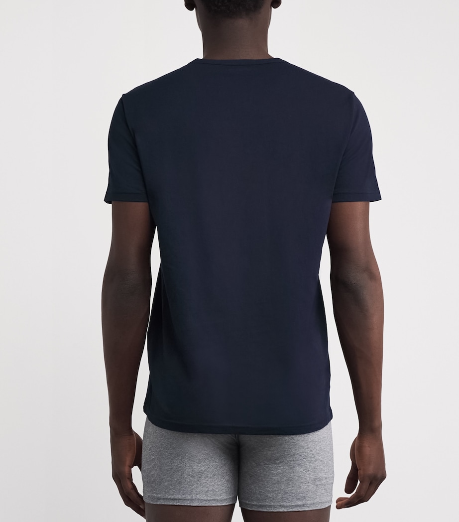 Pure Cotton V-Neck T-Shirts (Pack of 2) - Main Image