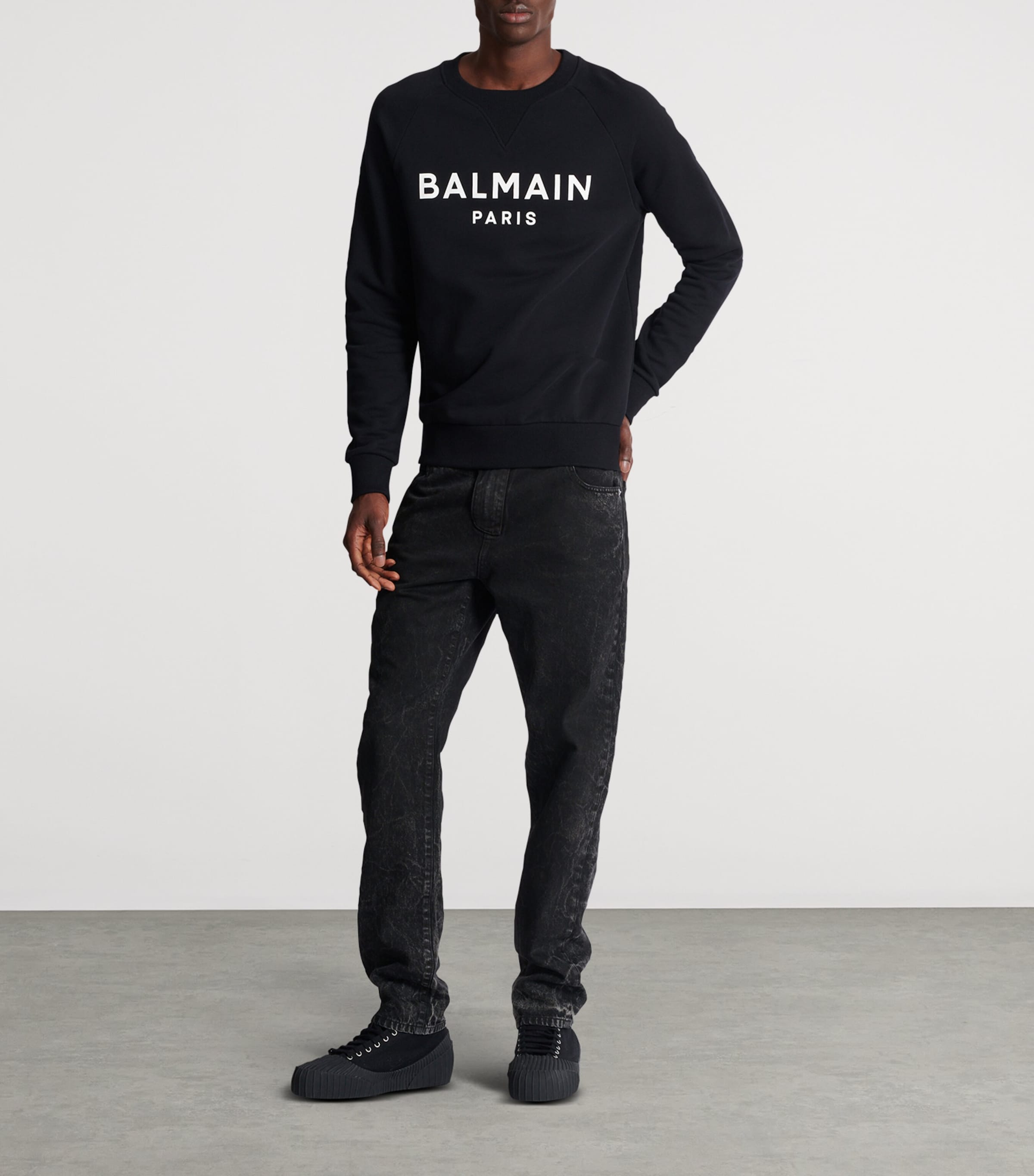 Straight-Fit Jeans 0PC NOIR DELAVE Image 6