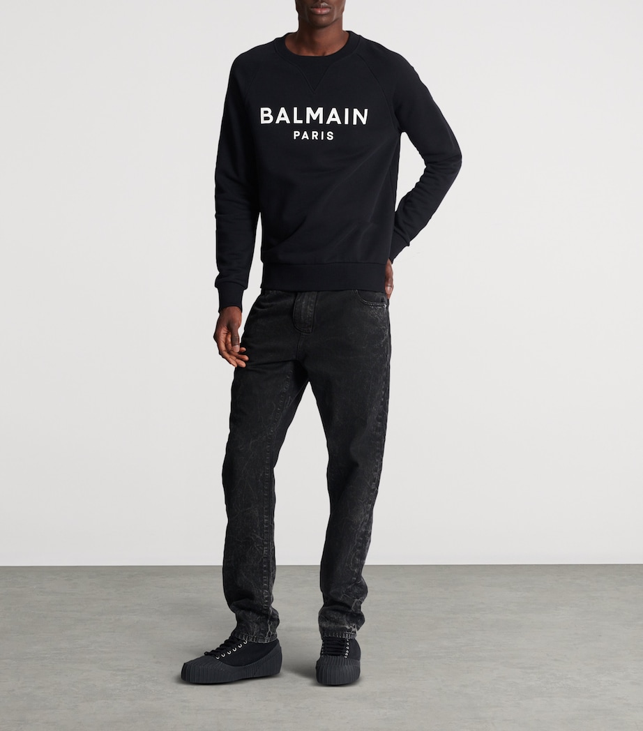 Straight-Fit Jeans 0PC NOIR DELAVE Image 6