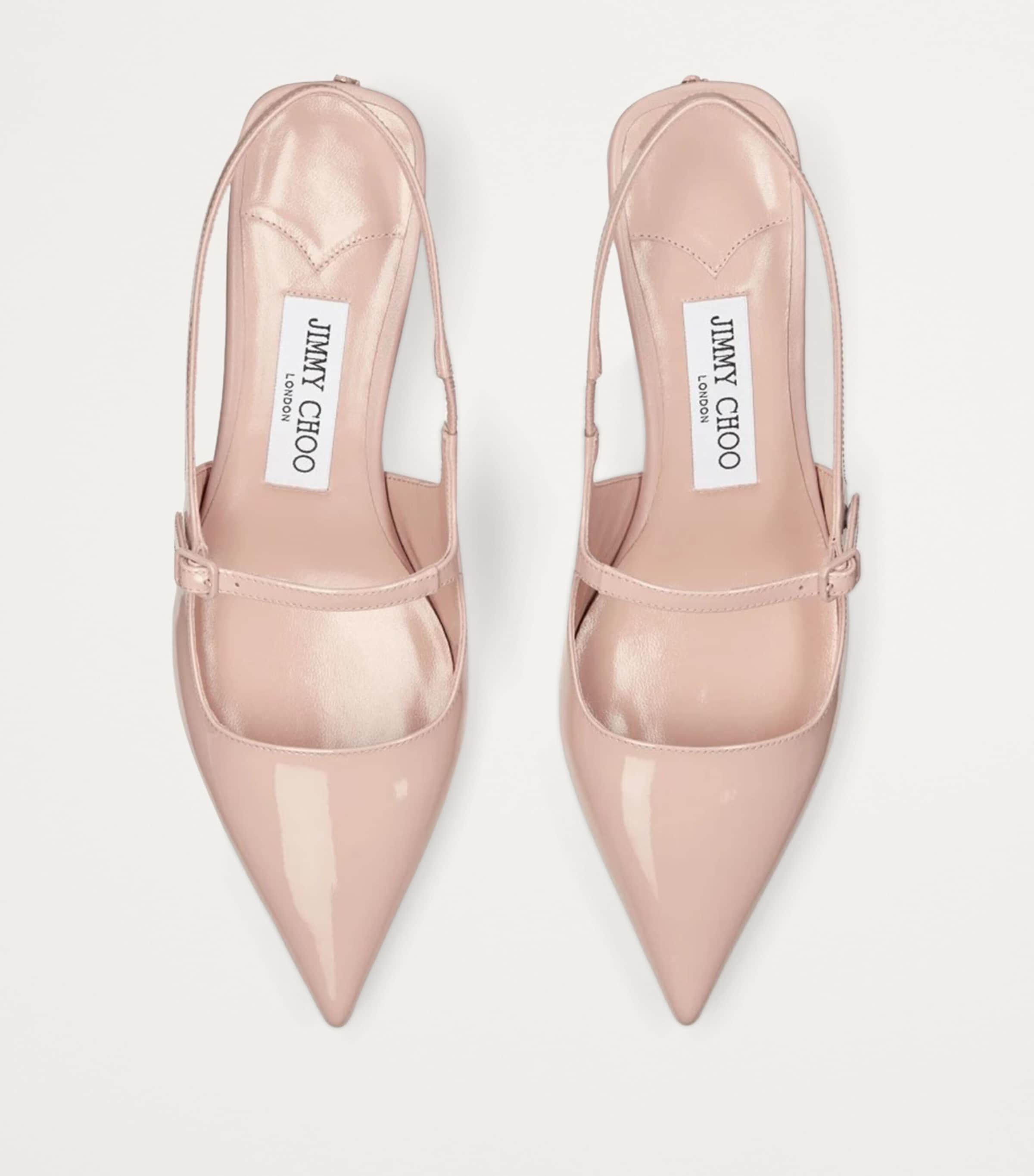 Jimmy Choo Didi 45 Leather Slingback Pumps Macaron Image 3