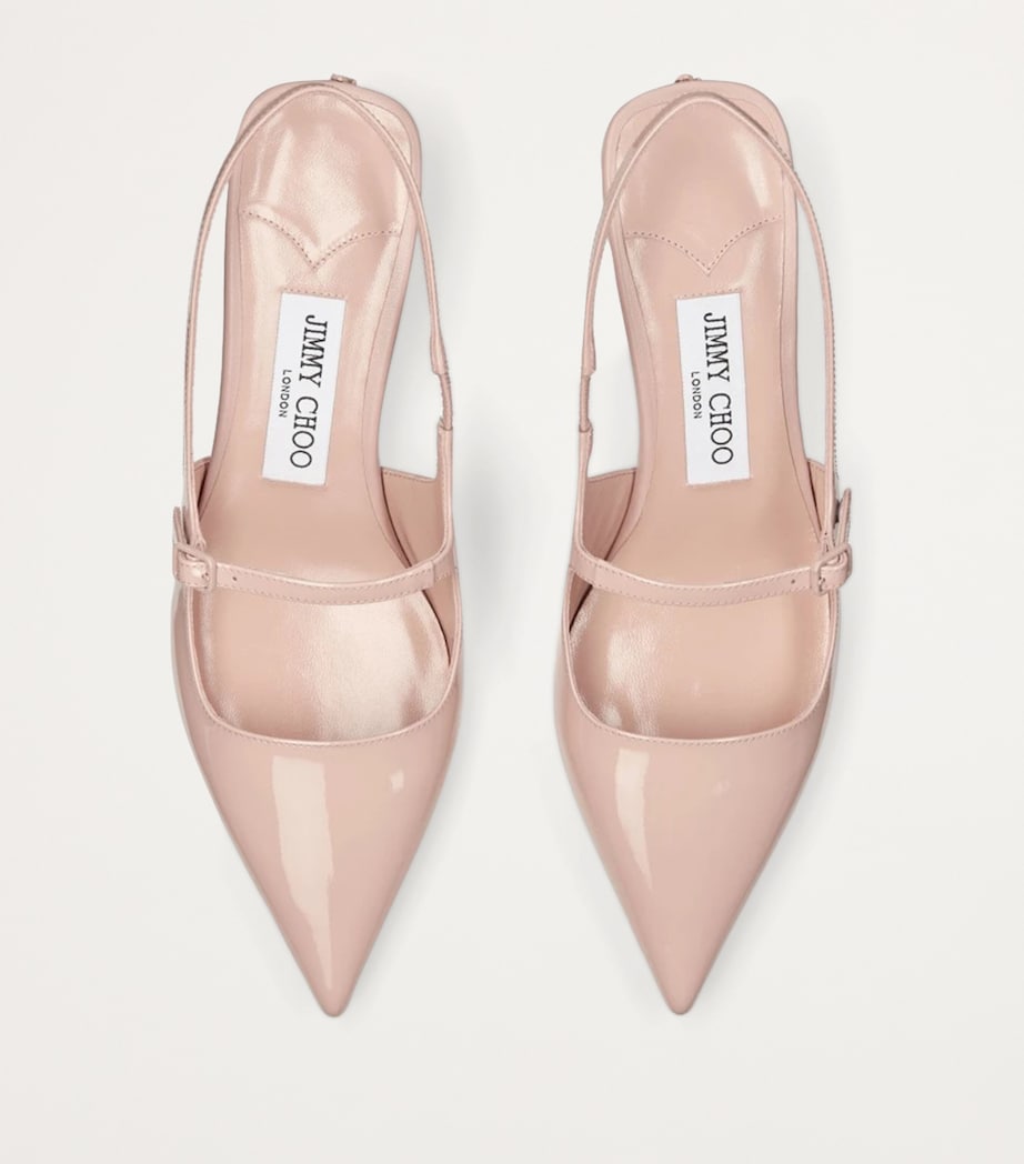 Jimmy Choo Didi 45 Leather Slingback Pumps Macaron Image 3