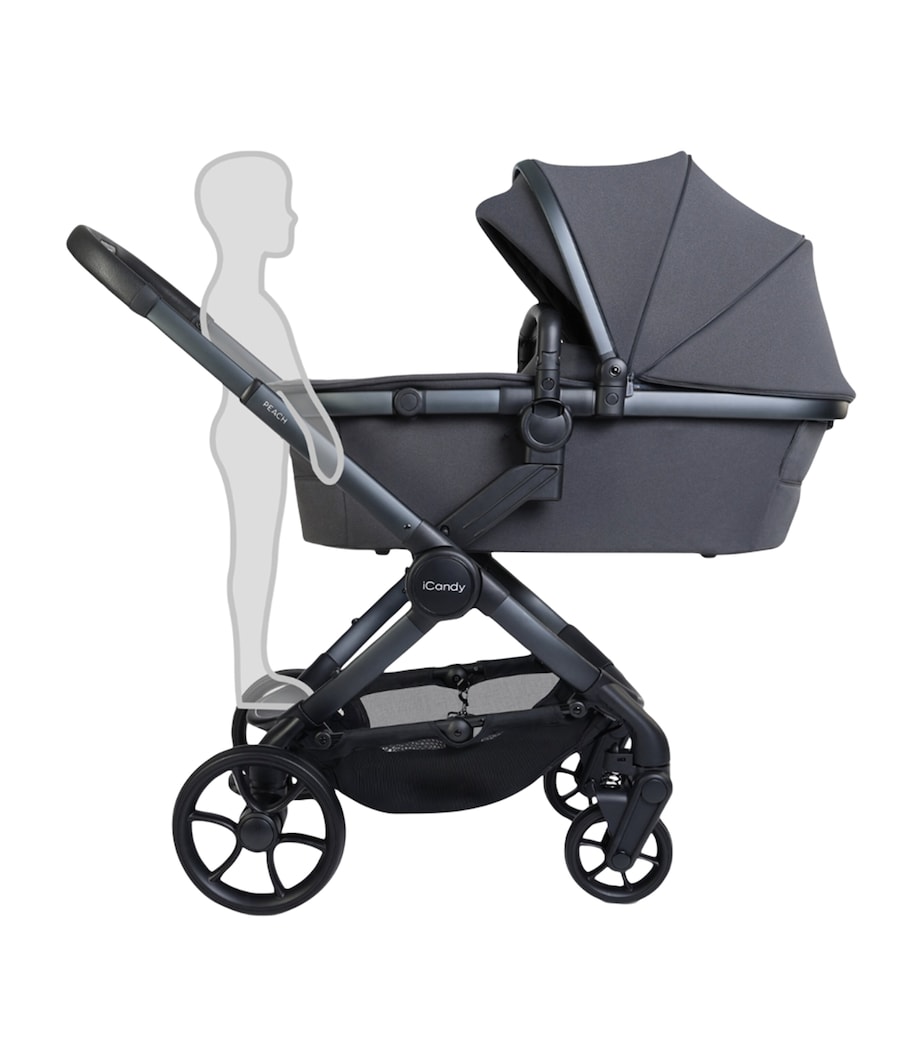 iCandy Peach 8 Pushchair and Carrycot Set Grey Image 7