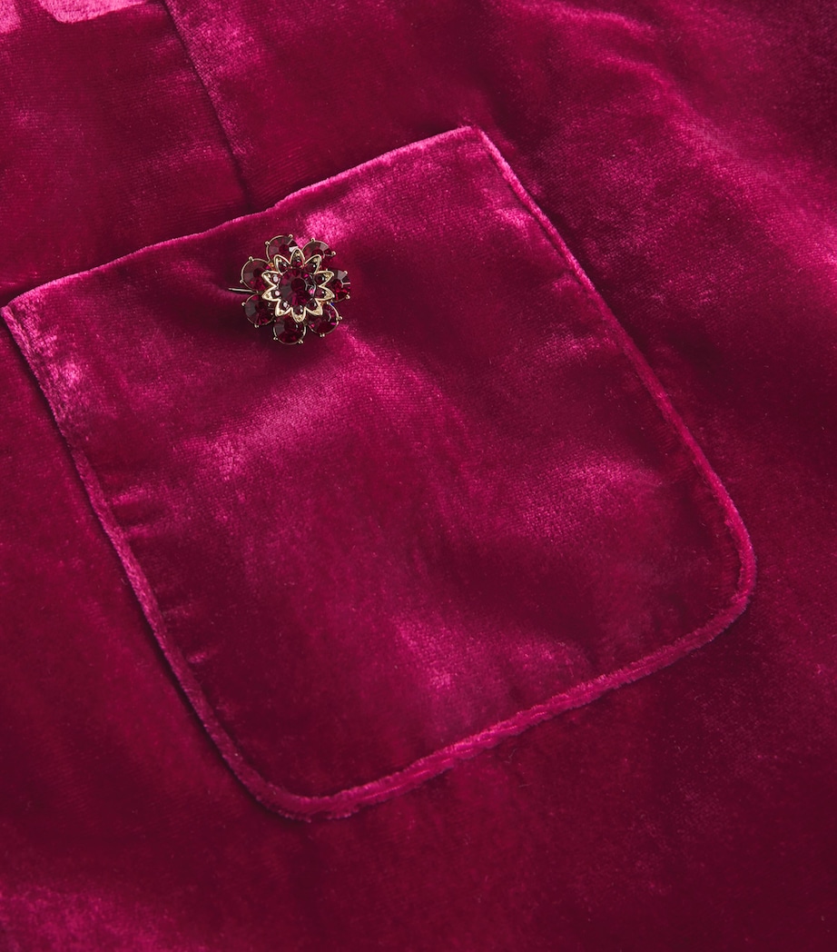 Velvet Luna Randi Mini Skirt RED PLUM Image 5