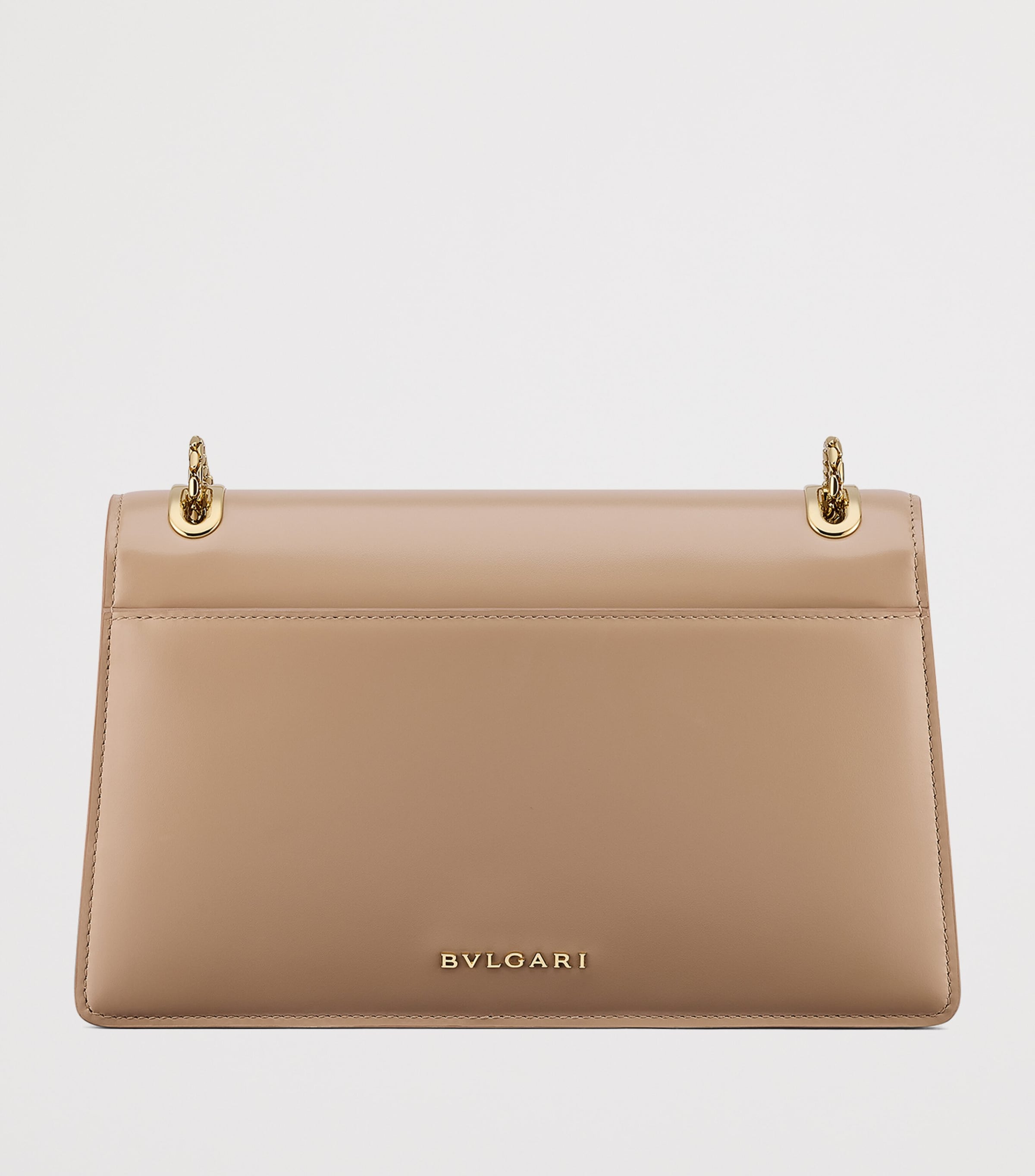 Leather Serpenti Forever Shoulder Bag BEIGE Image 2