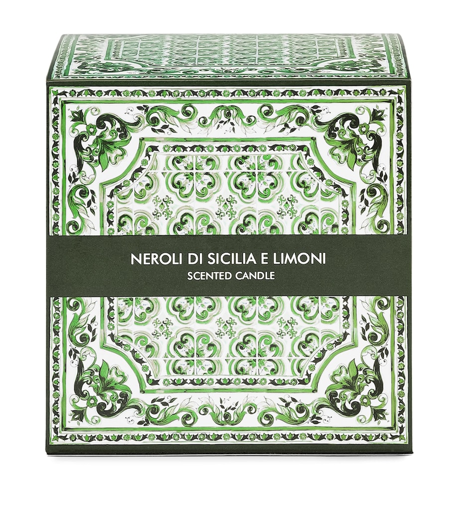 Majolica Verde Sicilian Neroli & Lemon Scented Candle (380g) UV021NEROLI Image 4