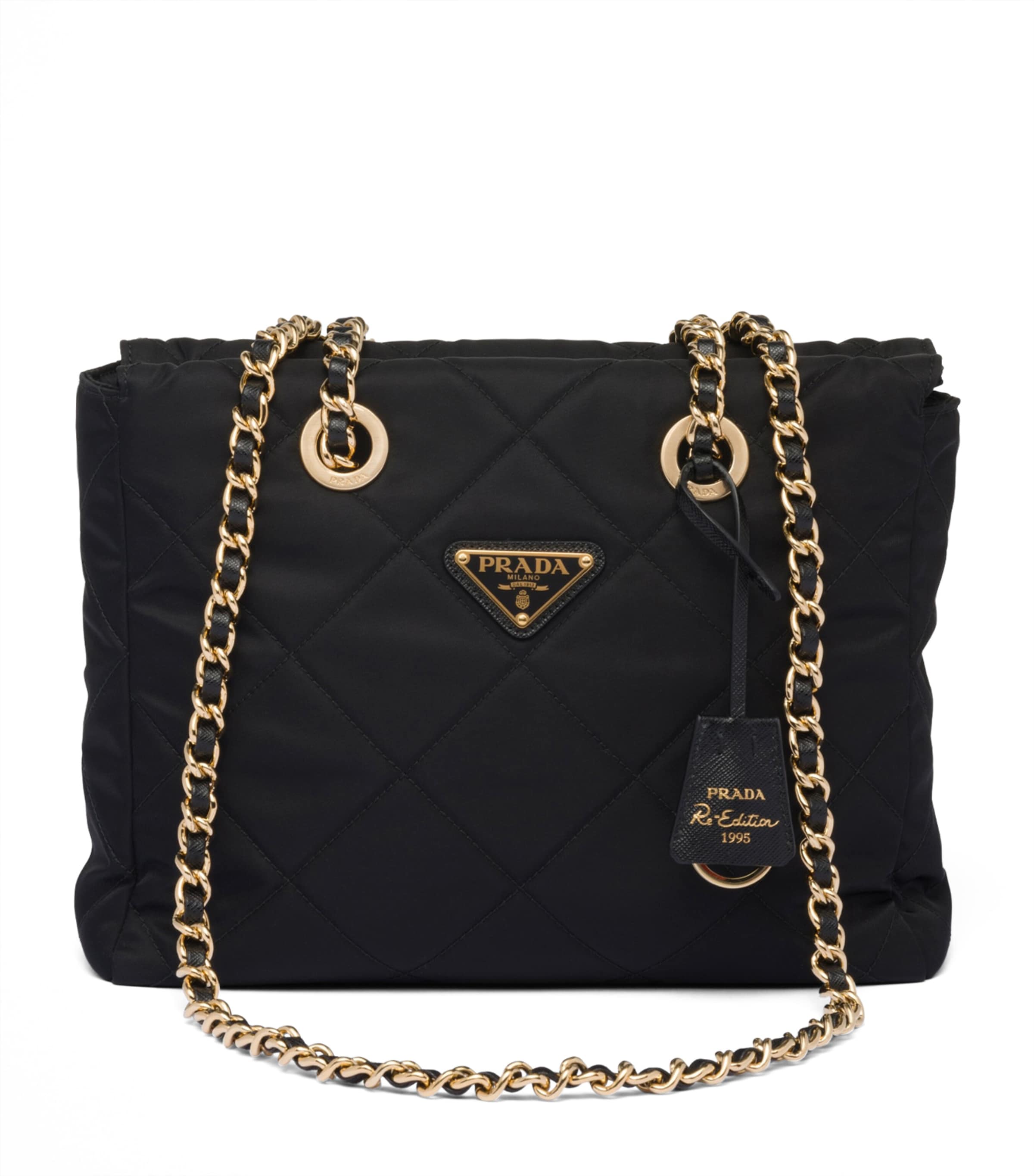 Prada Re-Nylon Re-Edition 1995 Chaîne Tote Bag - Tote Bags