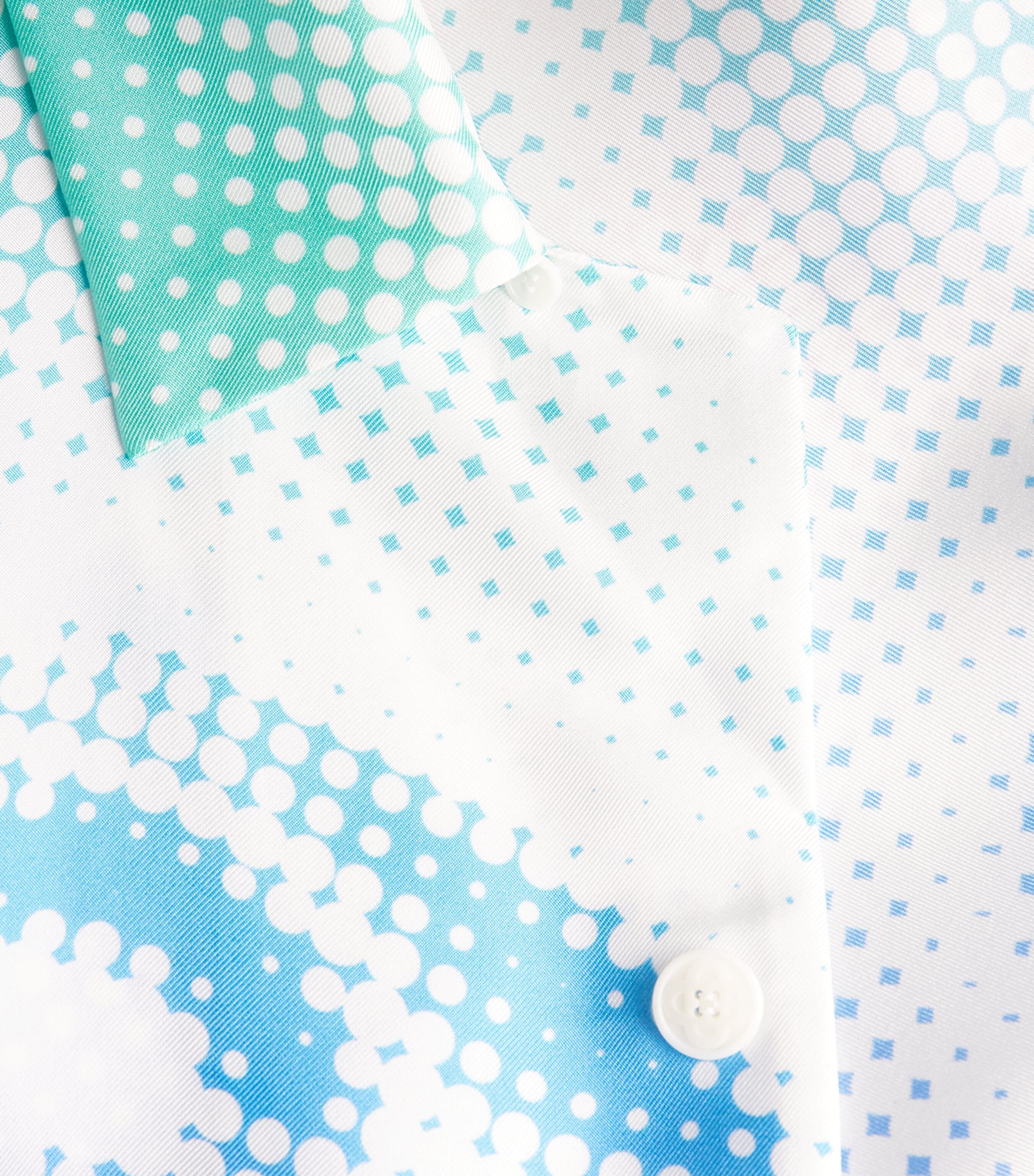 Silk Short-Sleeve Halftone Logo Shirt HALFTONE LOGO Image 5