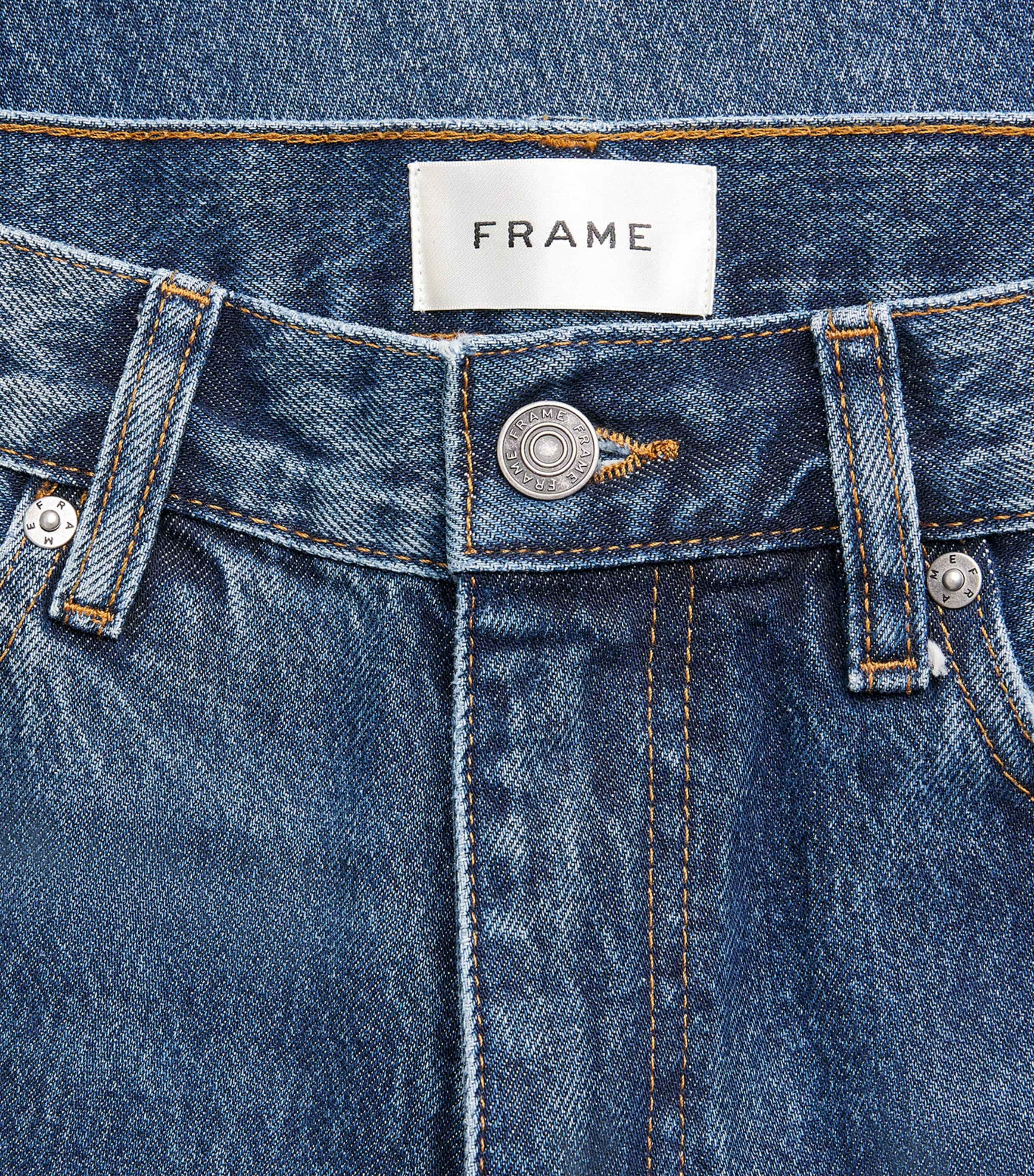 FRAME Womens The Hang Straight Jeans Lucky Image 6