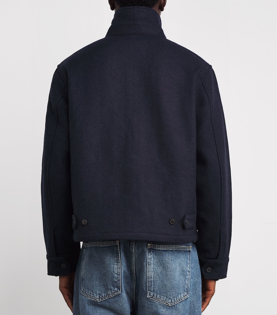 Wool Langdon Jacket NAVY Image 4