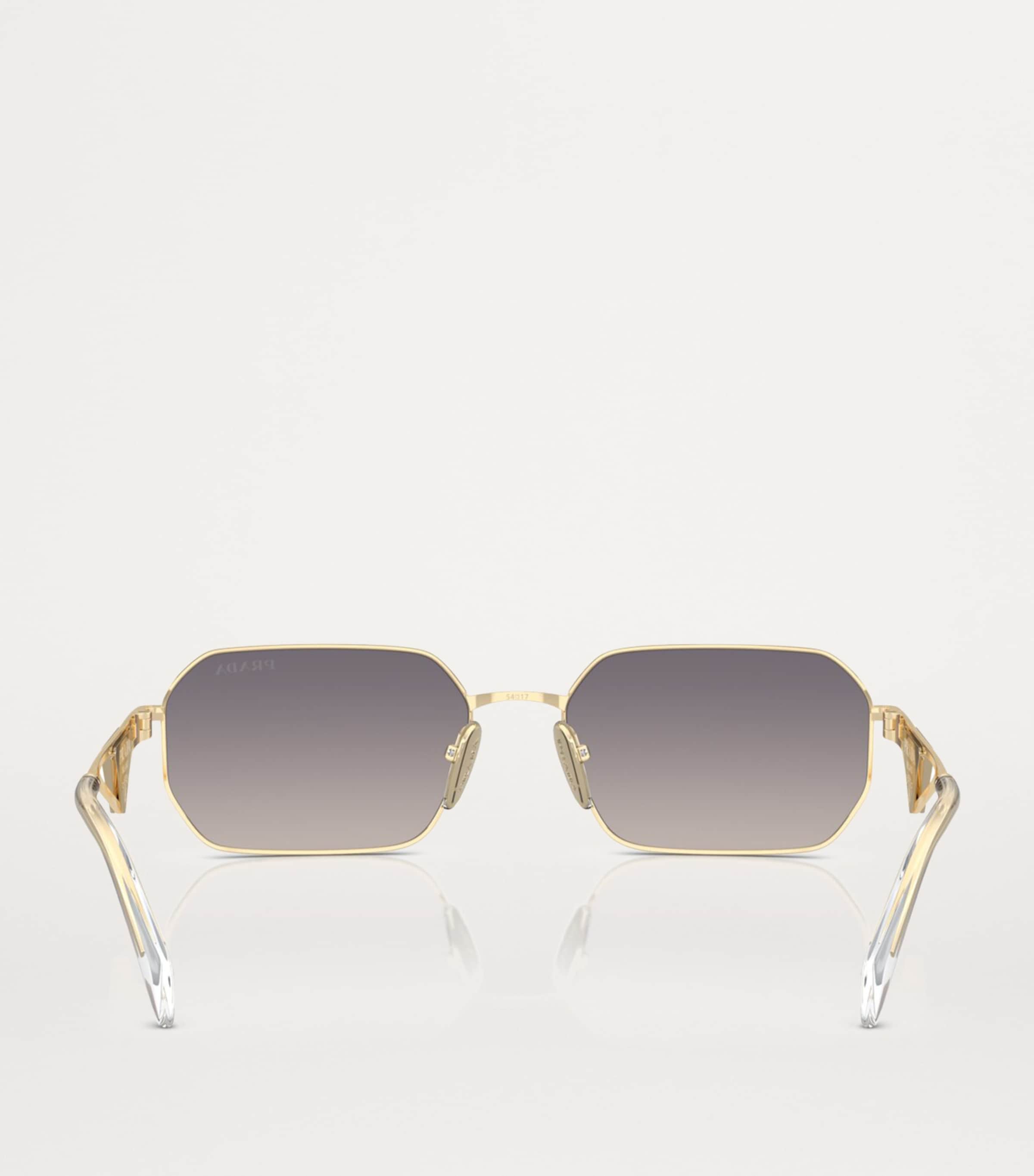 Metal Rectangular Sunglasses ZVN30C Image 4