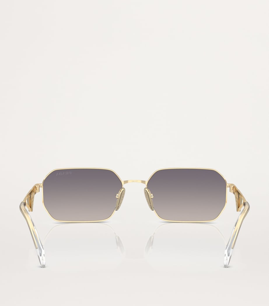 Metal Rectangular Sunglasses ZVN30C Image 4