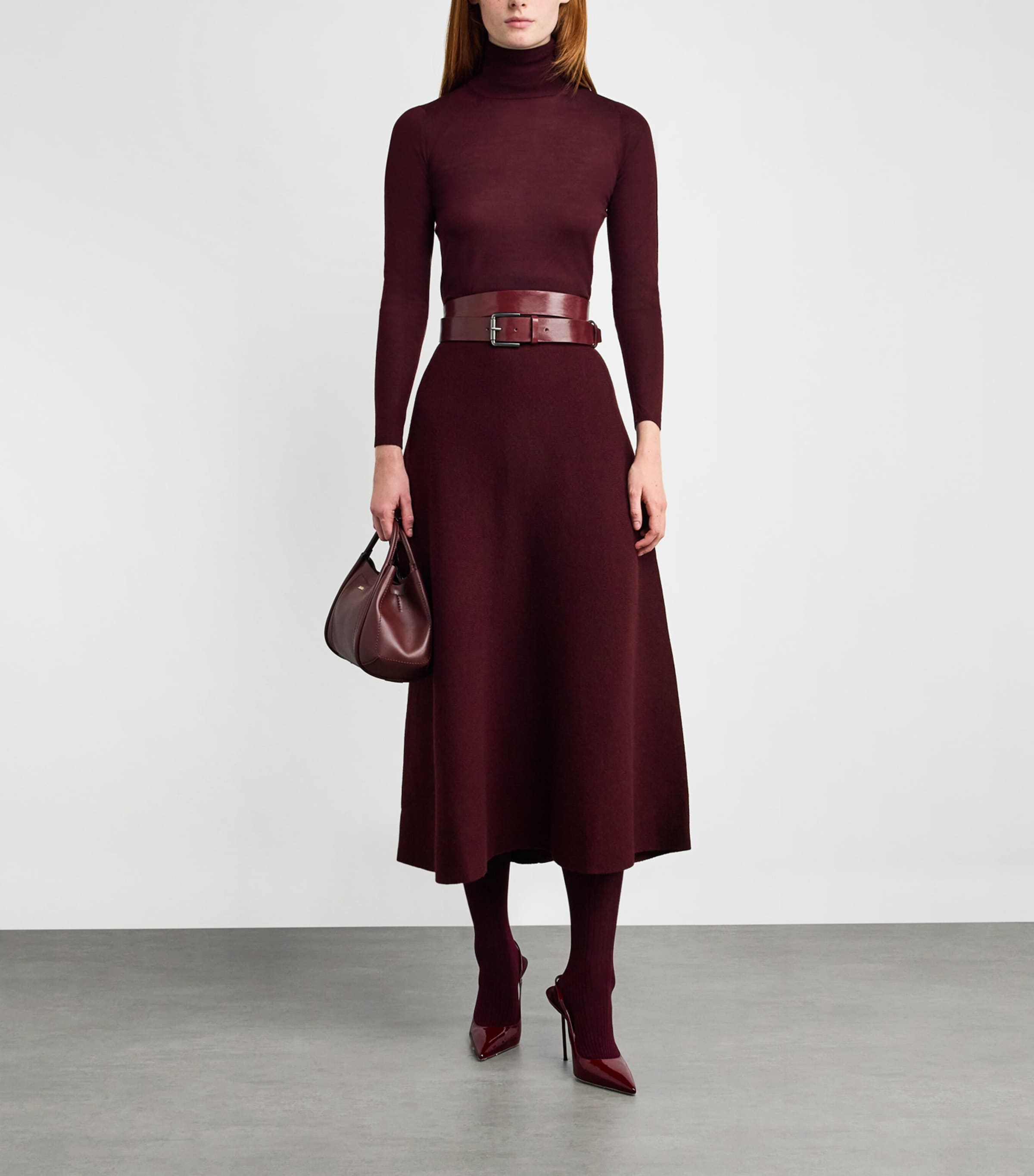 Leather Belt ANTIQUE ROSE Image 3