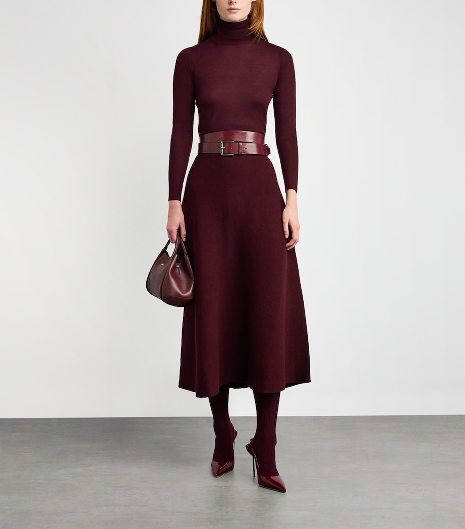 Leather Belt ANTIQUE ROSE Image 3