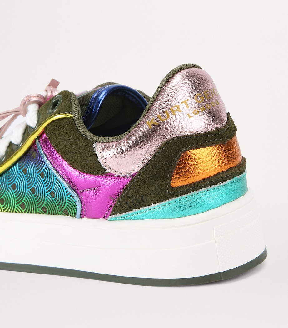 Leather Southbank Tag Sneakers KHAKI Image 2