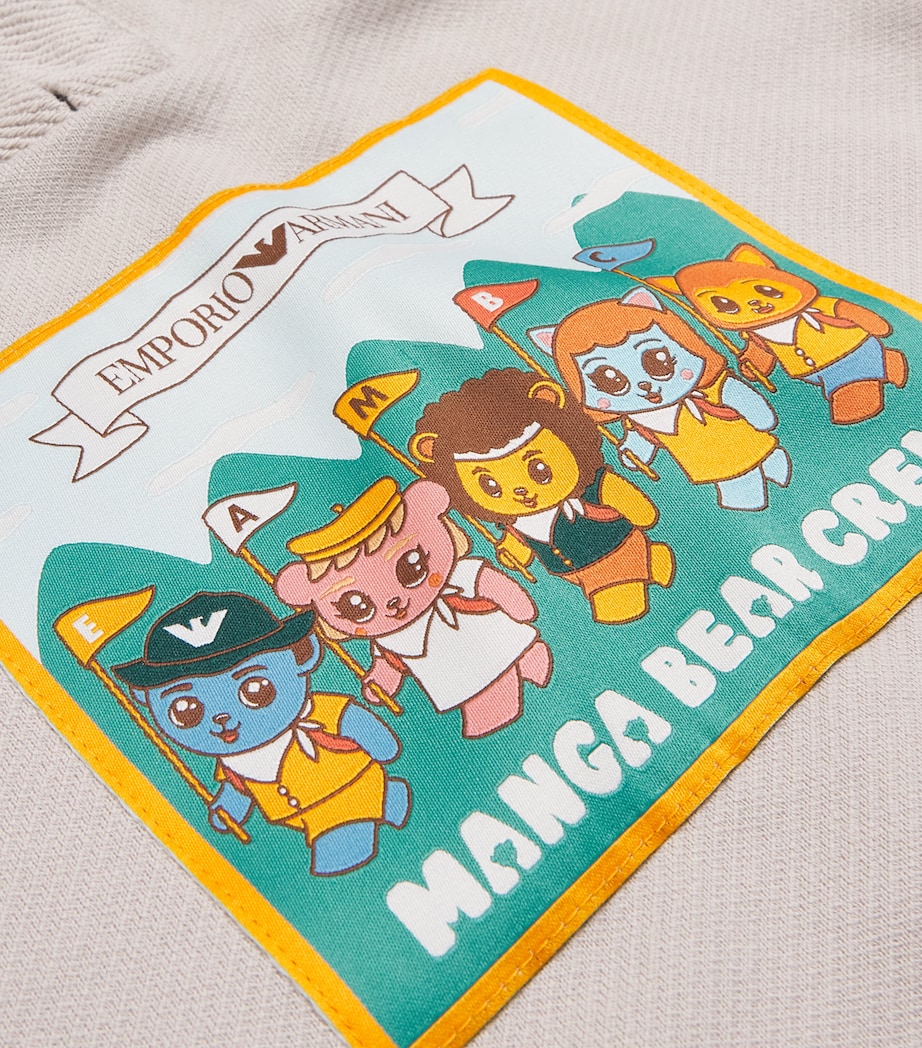 Cotton Manga Bear Crew Hoodie (6-36 Months) U8140 NAC CLOUDS Image 4