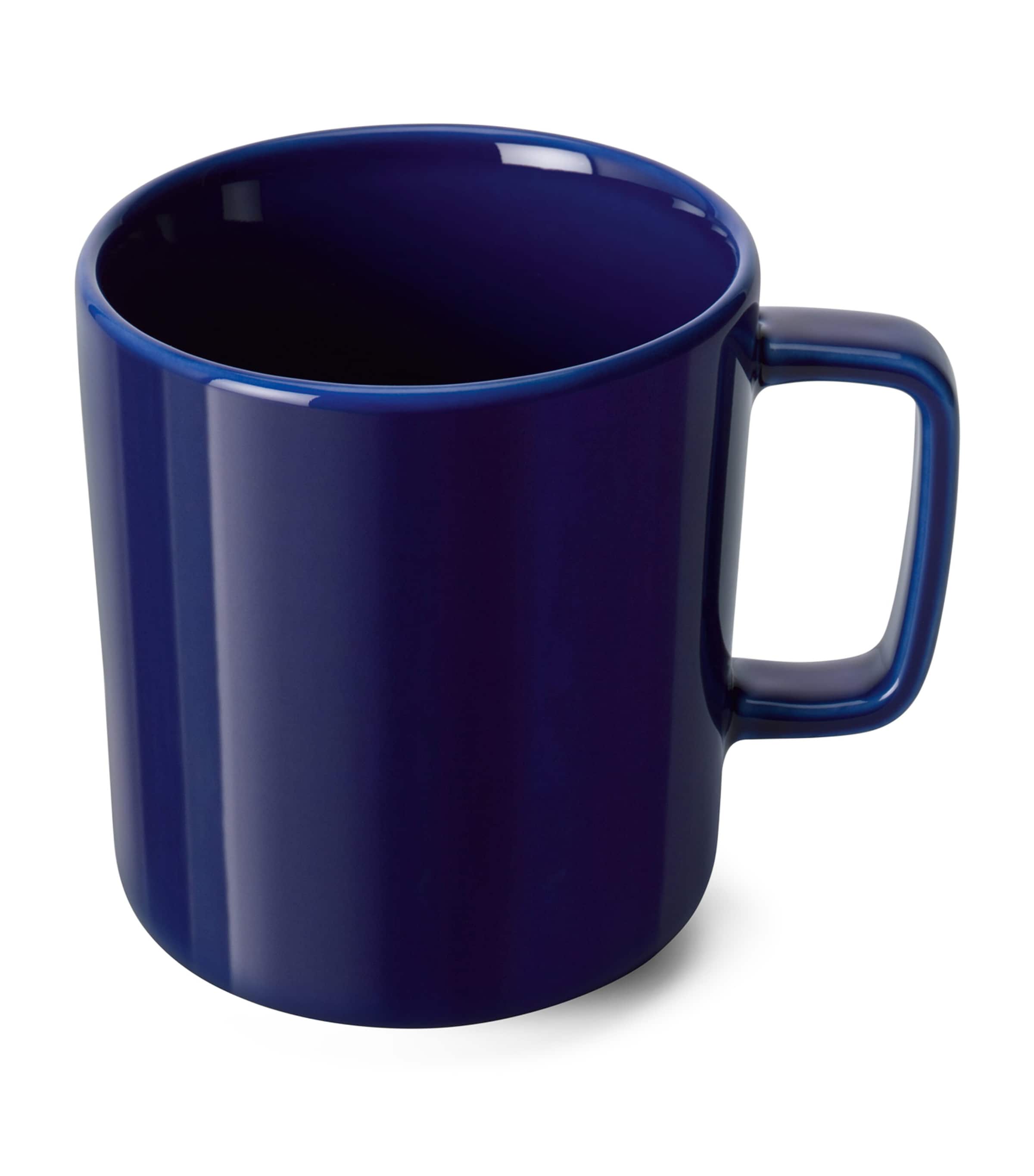 Set of 2 Porcelain Collective Mugs (370ml) COBALT Image 3