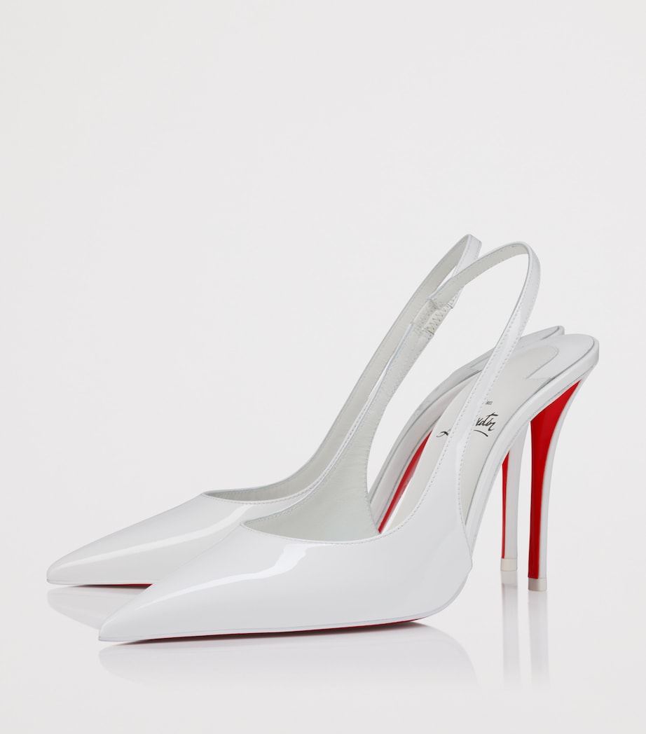 Christian Louboutin Miss Z Sling Patent Leather Slingback Pumps 100 Image 3