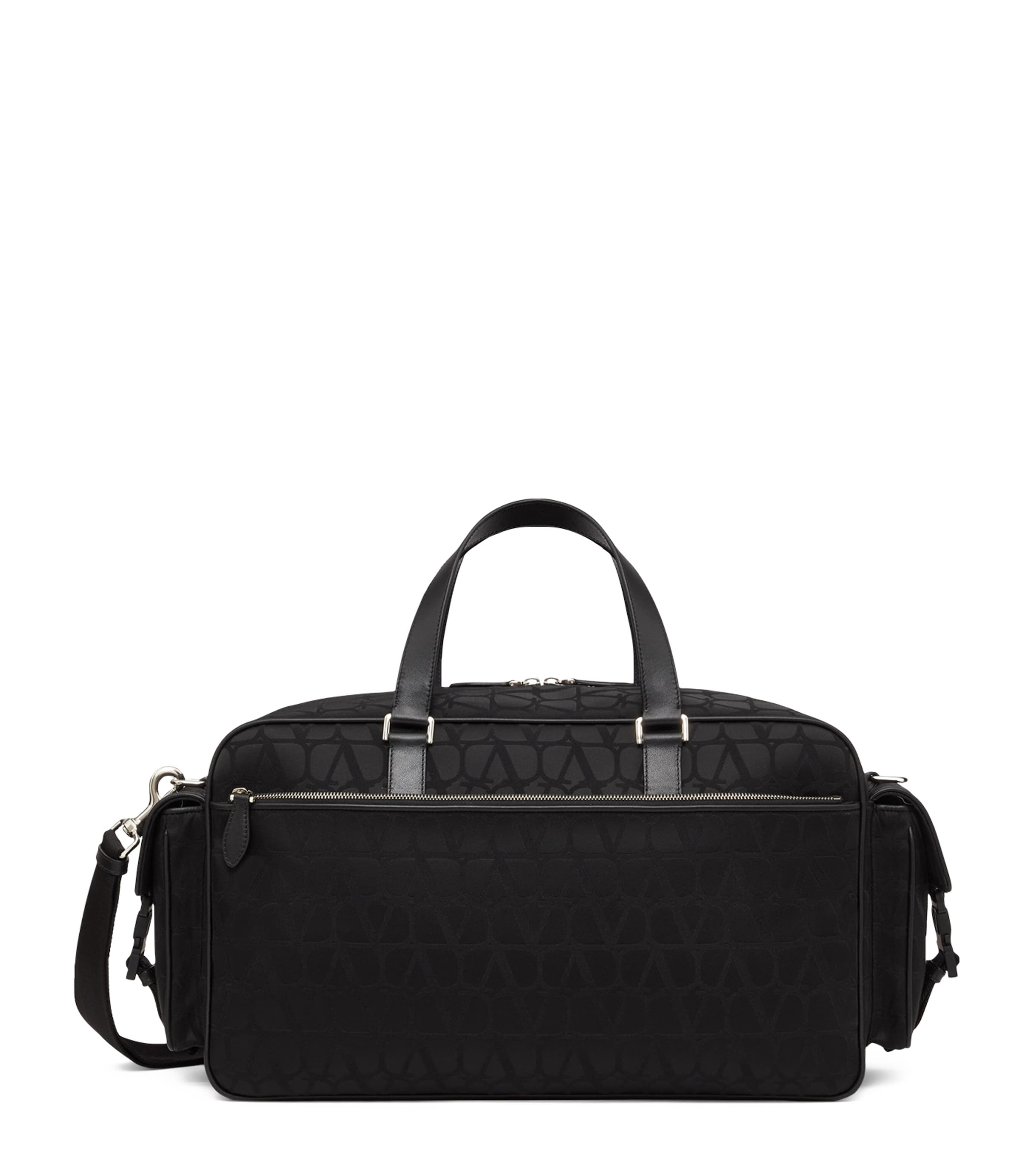 Valentino Garavani Vlogo Duffle Bag In Black