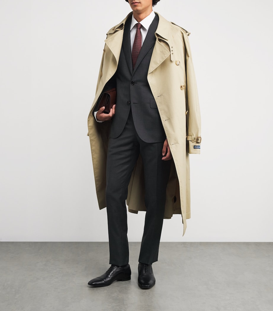 Virgin Wool 2-Piece Suit 14 GREY MELANGE Image 2
