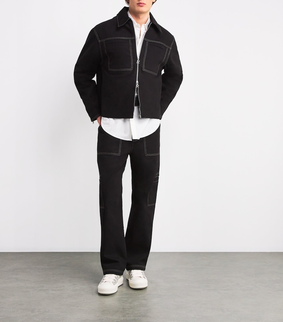 Denim Jacket JET BLACK Image 2