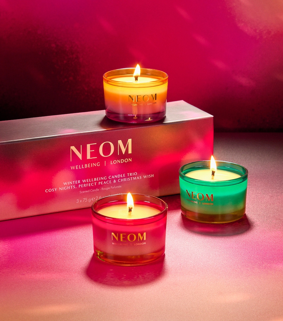 Winter Wellbeing Candle Trio Gift Set (3 x 75g) NO COLOUR Image 2