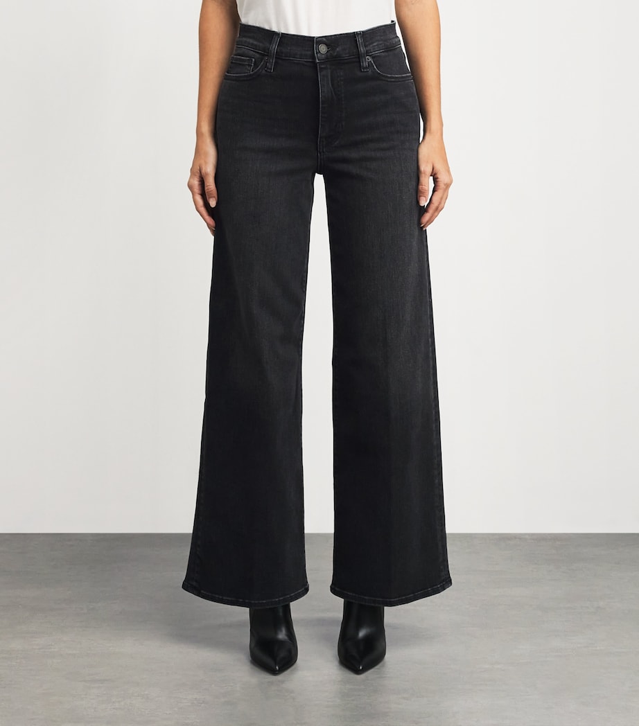 Le Slim Palazzo Wide-Leg Jeans STARSHIP Image 3