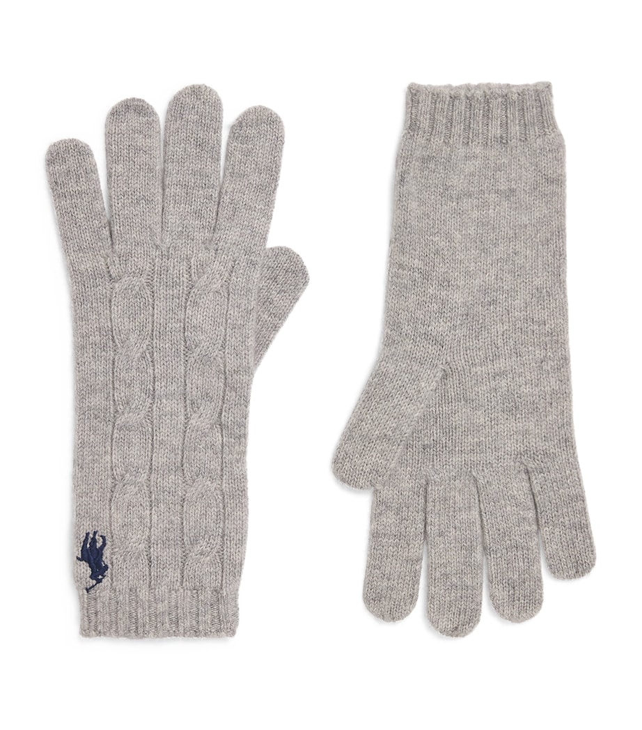 Wool-Cashmere Gloves SOFT GREY Image 1