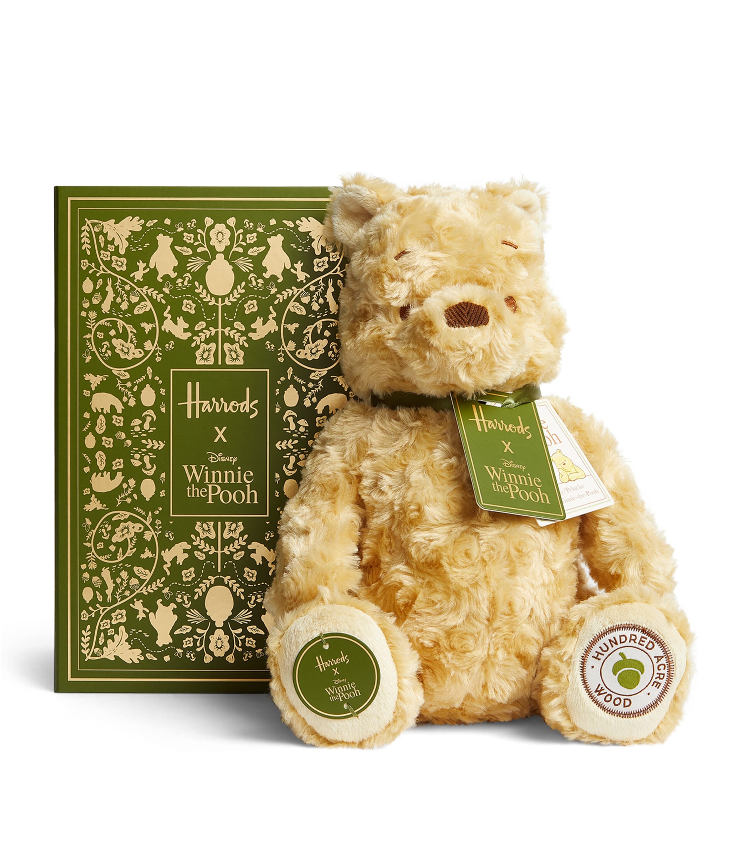 Harrods X Disney Winnie The Pooh Teddy Bear In Brown