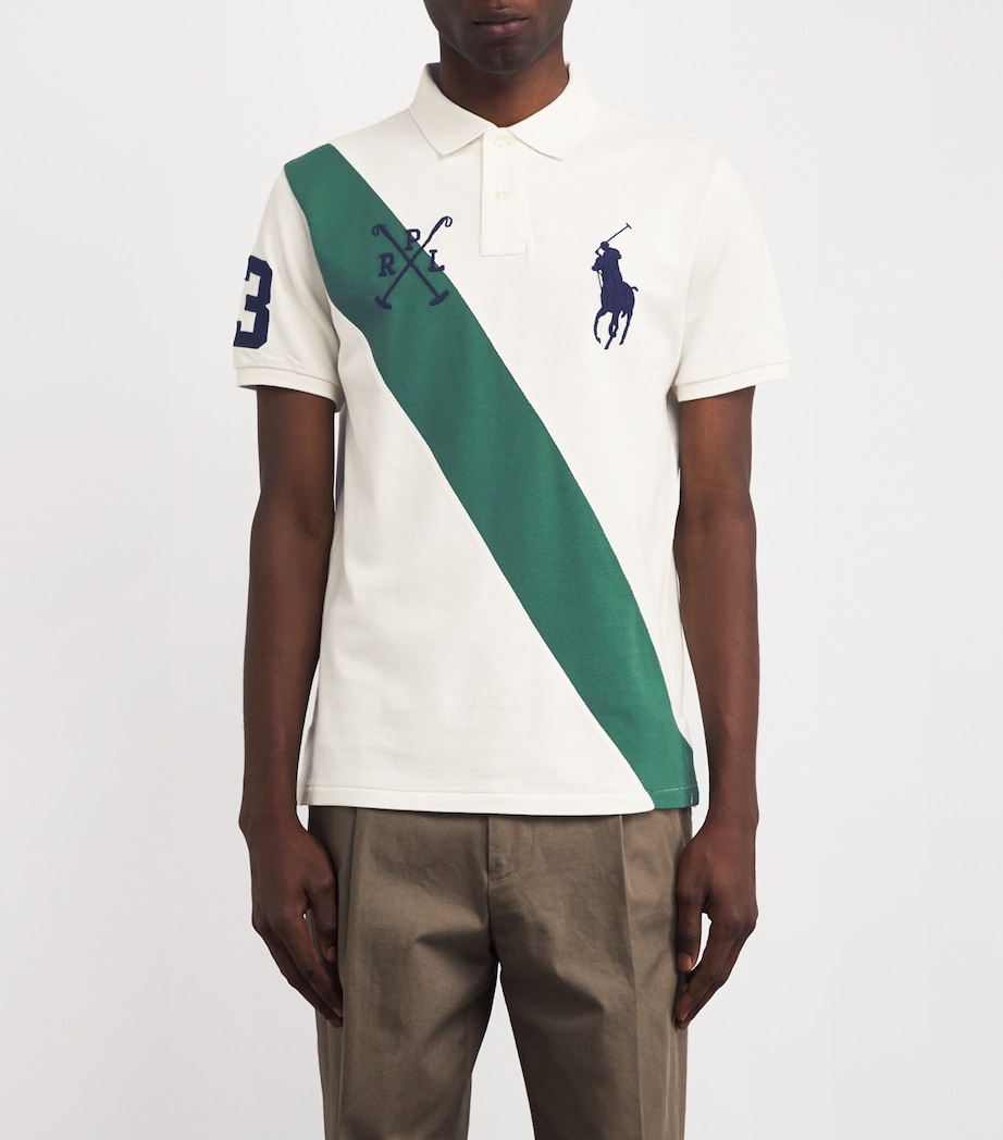 Cotton Big Polo Pony Polo Shirt NATURAL Image 3