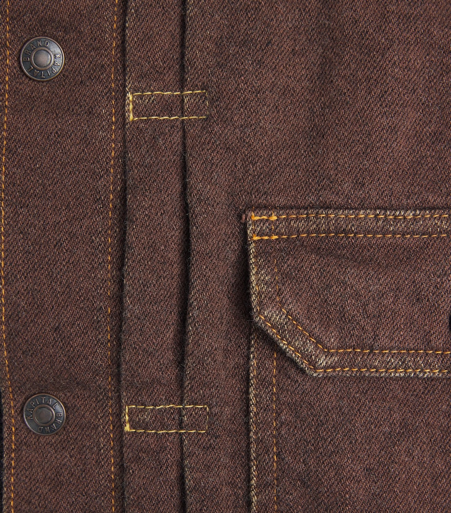 Cotton-Wool Twill Jacket BROWN Image 5
