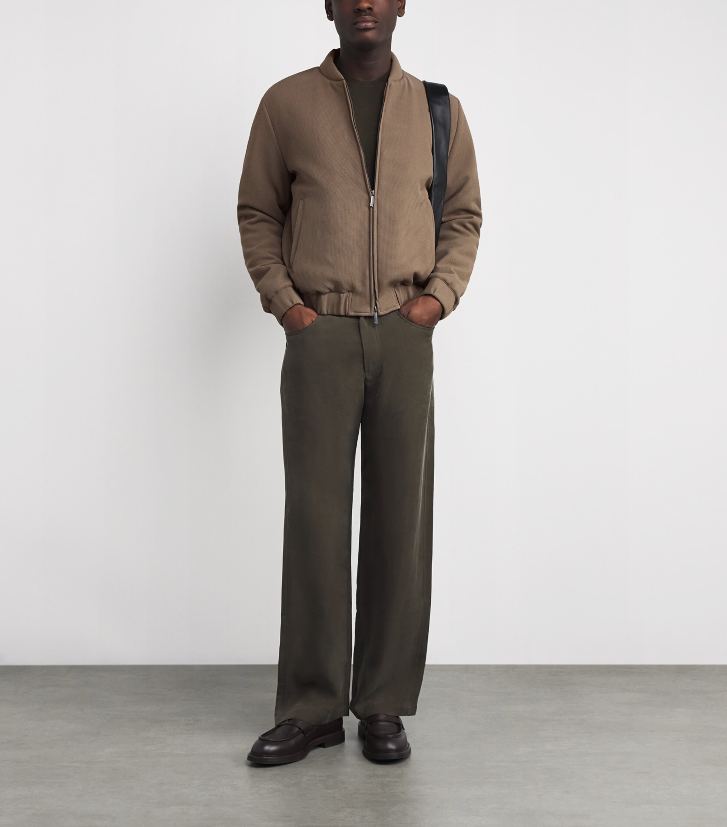 Crêpe Jersey Bomber Jacket U6251 Image 2