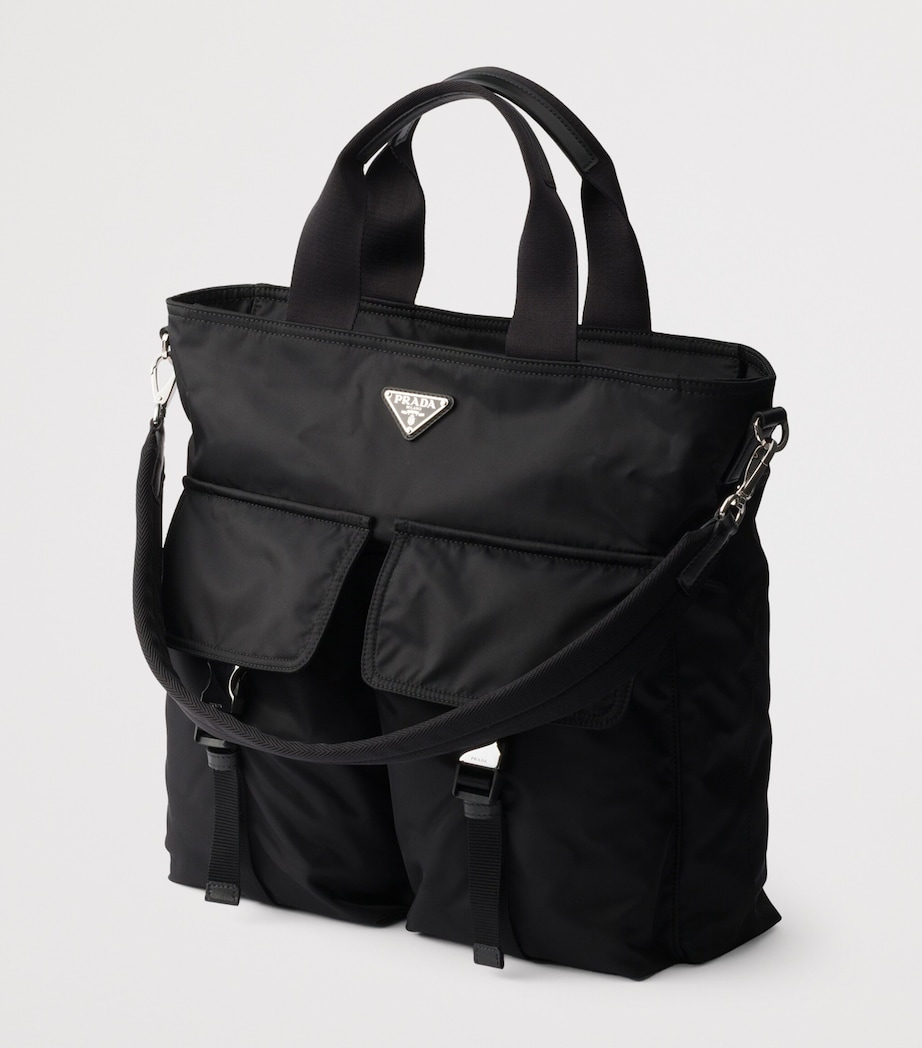 Prada Re-Nylon Explore Tote Bag Black Image 3