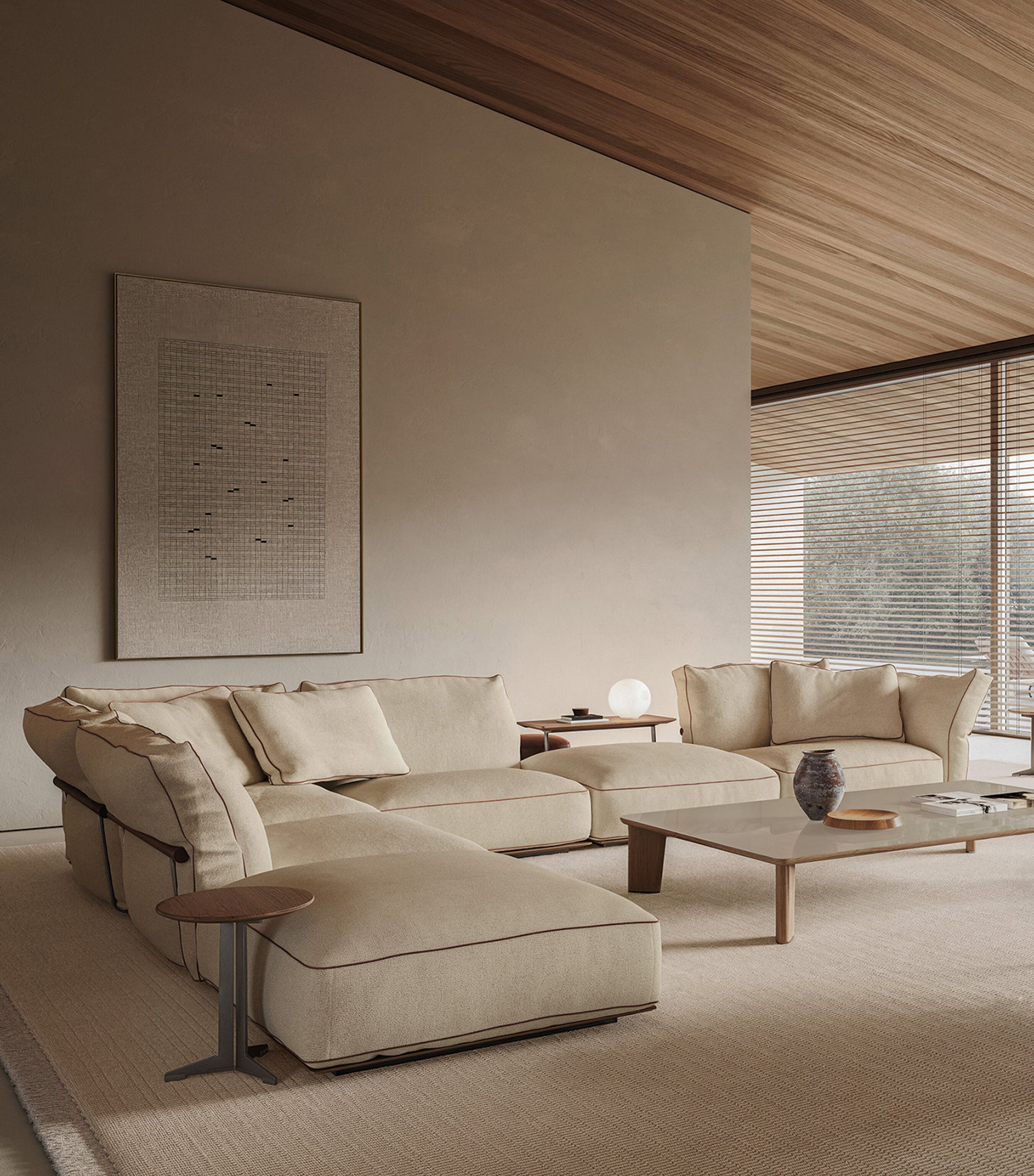 Camelot Modular Sofa BEIGE Image 2