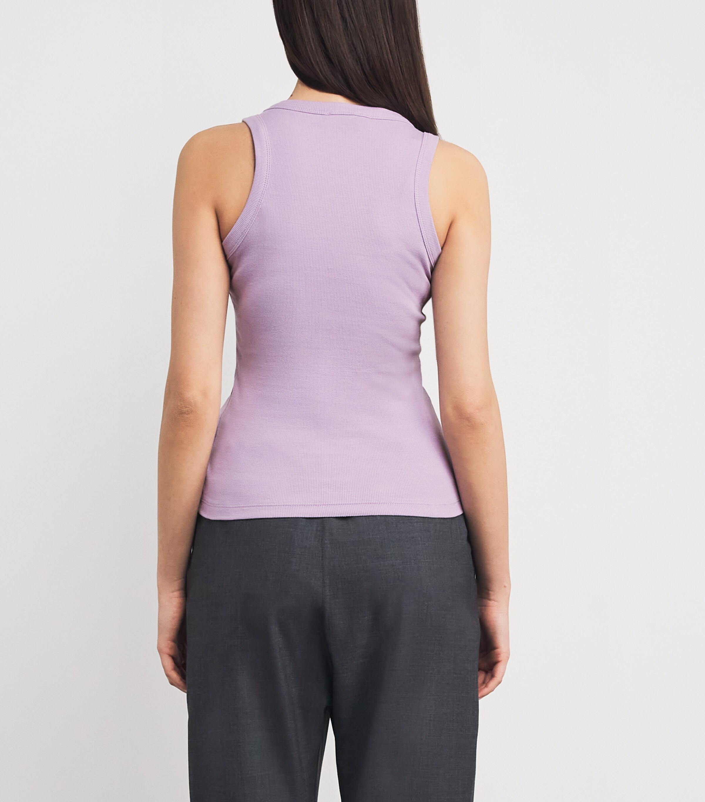 MAX&Co. Womens Cotton Tank Top Lilac Image 4