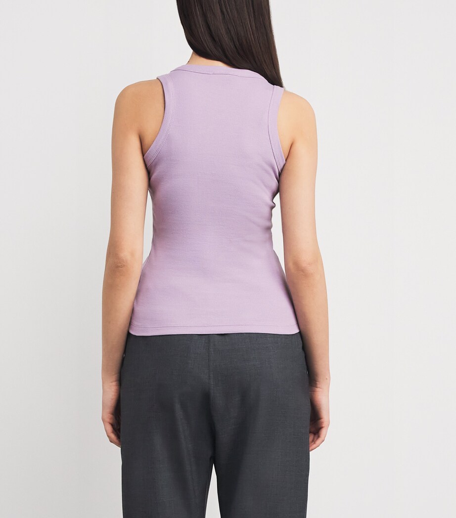 MAX&Co. Womens Cotton Tank Top Lilac Image 4